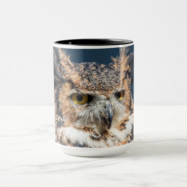 Caneca Retrato de Coruja Excelente (Centro)