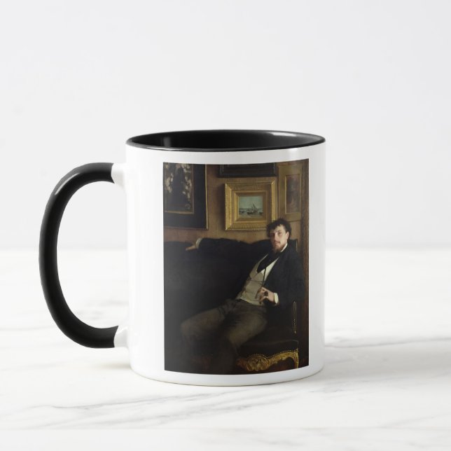 Caneca Retrato de Ernest Duez 1876 (Esquerda)
