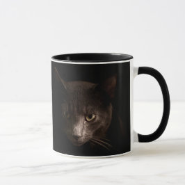 Caneca Retrato de Estimação Gótico - Magnífico Escuro