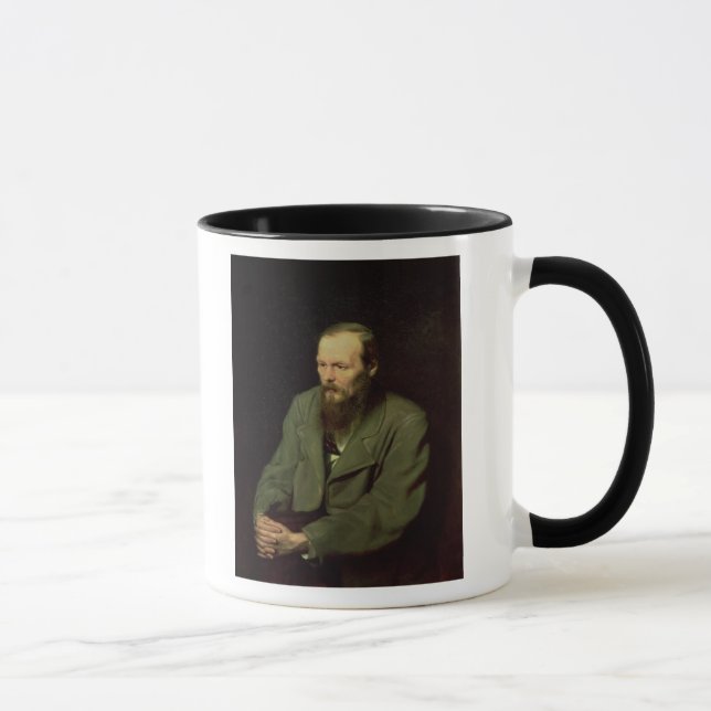 Caneca Retrato de Fyodor Dostoyevsky 1872 (Direita)