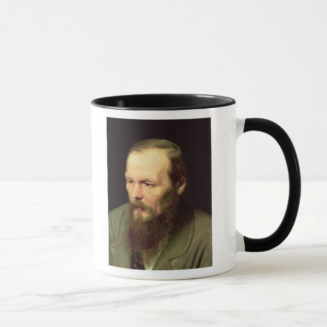 Caneca Retrato de Fyodor Dostoyevsky 1872 (Direita)