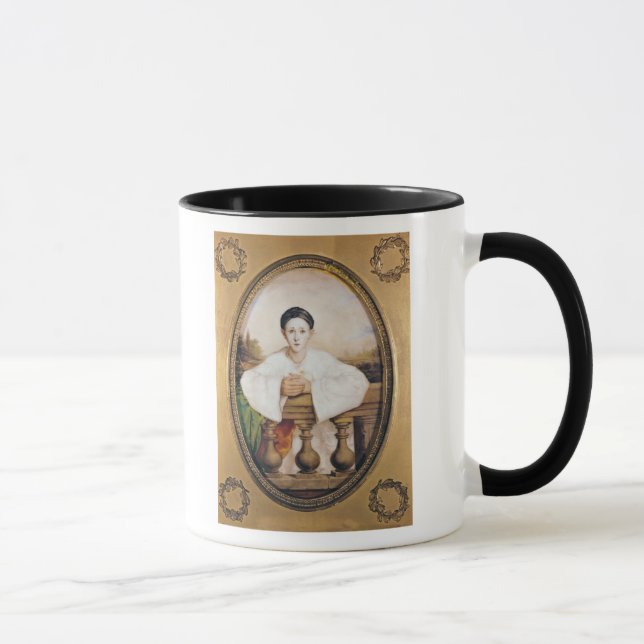 Caneca Retrato de Gaspard Deburau como Pierrot, c.1815 (Direita)
