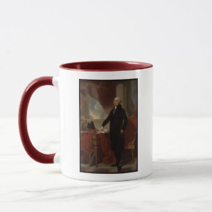 Caneca Retrato de George Washington por Gilbert Stuart Ca