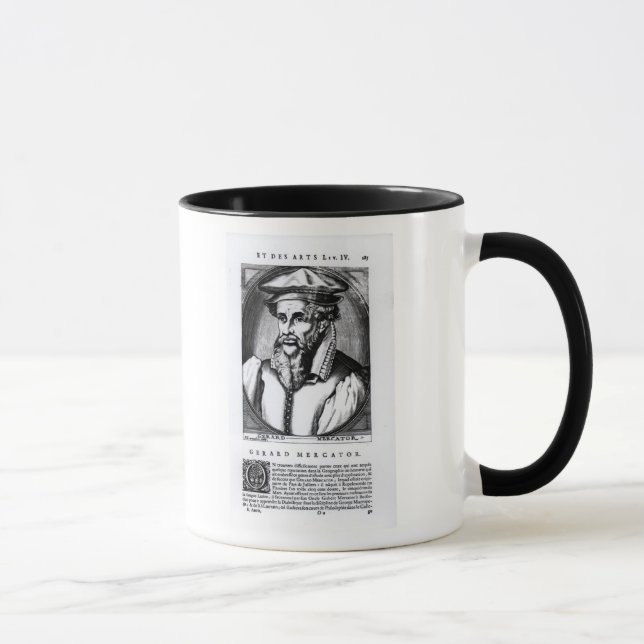Caneca Retrato de Gerard Mercator (Direita)