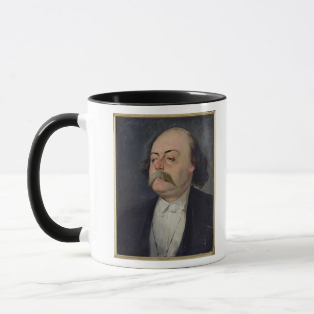 Caneca Retrato de Gustave Flaubert 1868-81 (Esquerda)