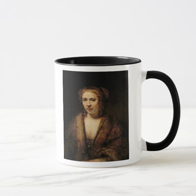 Caneca Retrato de Hendrikje Stoffels (Direita)