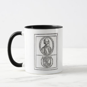 Caneca Retrato de Hernado Cortes e seus braços