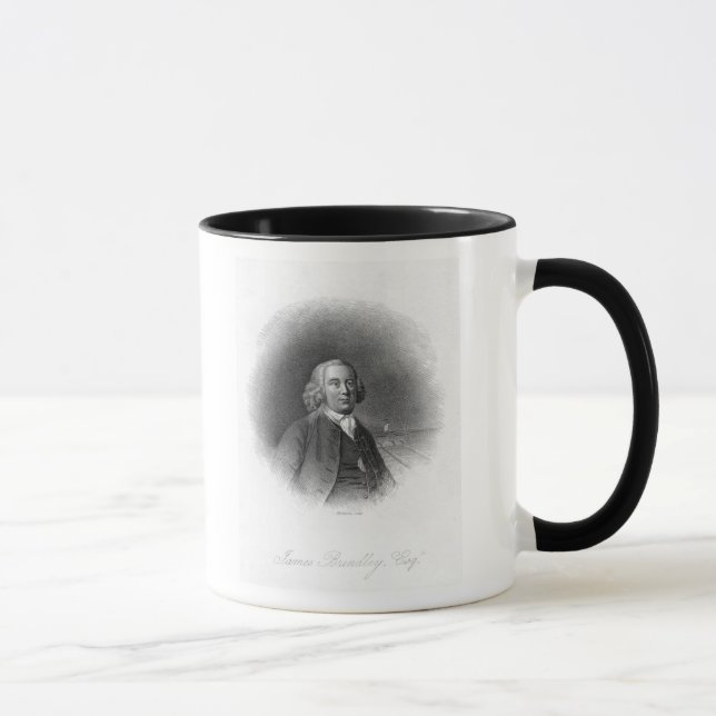 Caneca Retrato de James Brindley (Direita)