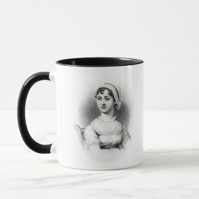 Caneca Retrato de Jane Austen (Esquerda)