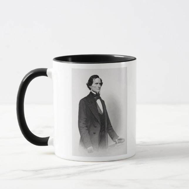 Caneca Retrato de Jefferson Davis (Esquerda)