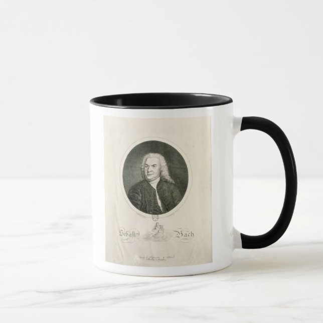 Caneca Retrato de Johann Sebastian Bach (Direita)