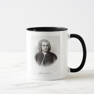 Caneca Retrato de Johann Sebastian Bach