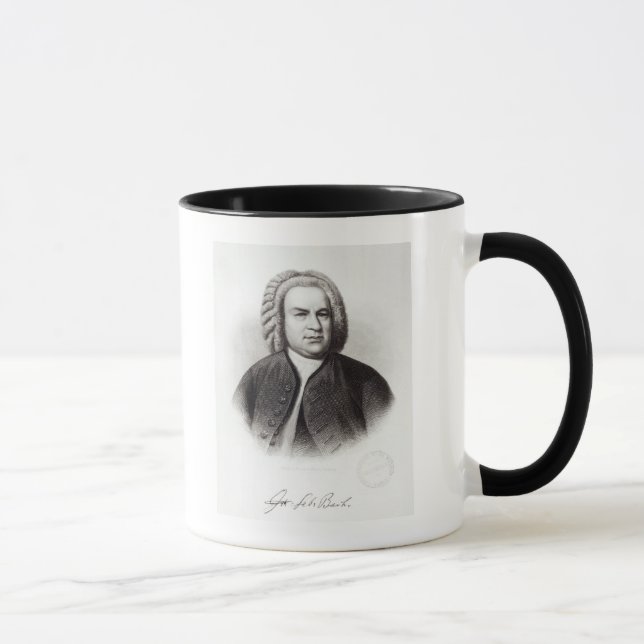 Caneca Retrato de Johann Sebastian Bach (Direita)