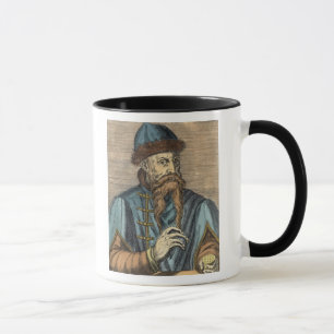 Caneca Retrato de Johannes Gutenberg 2