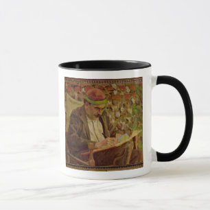 Caneca Retrato de John Maynard Keynes (1883-1946) (óleo