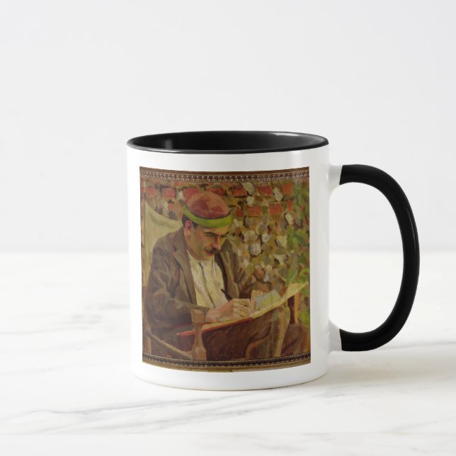 Caneca Retrato de John Maynard Keynes (1883-1946) (óleo o (Direita)