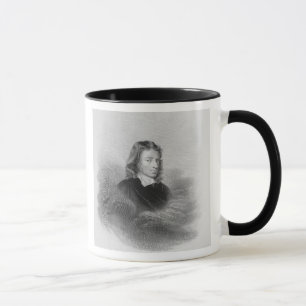 Caneca Retrato de John Milton (1608-74) gravado pelo