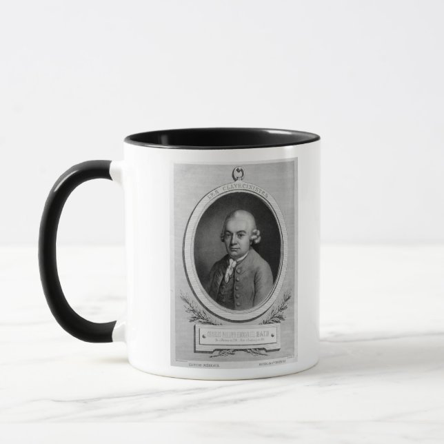 Caneca Retrato de Karl Philipp Emmanuel Bach (Esquerda)