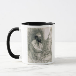 Caneca Retrato de Manet   de Edouard Manet em sua armaç