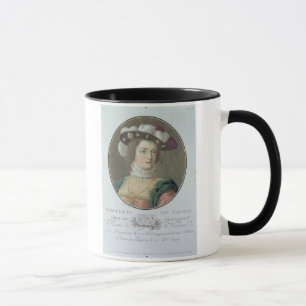 Caneca Retrato de Marguerite de Valois (1492-1549), 1787