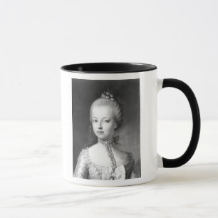 Caneca Retrato de Marie-Antoinette de Habsburgo