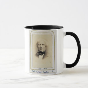 Caneca Retrato de Michael Faraday (1791-1867) (albume p