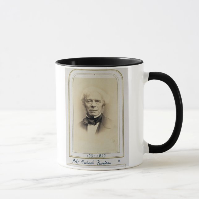 Caneca Retrato de Michael Faraday (1791-1867) (albume p (Direita)