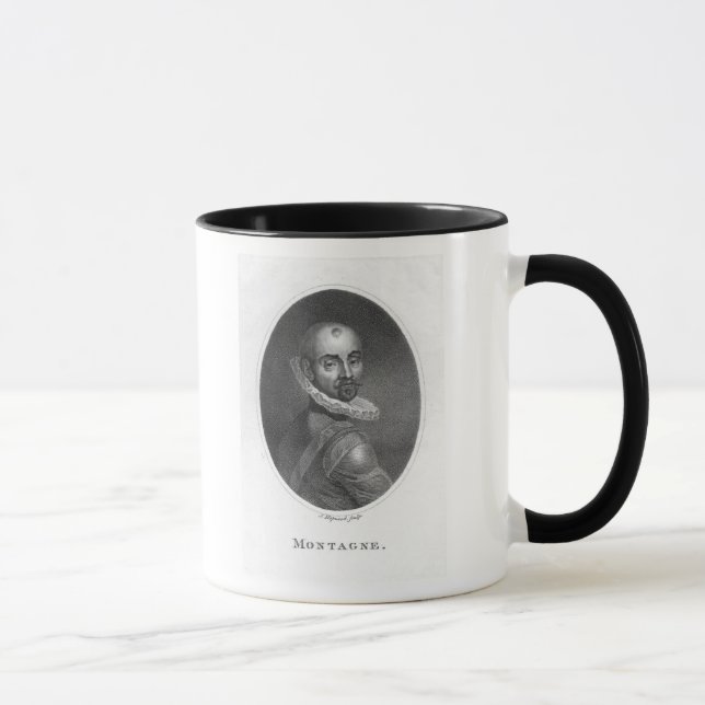 Caneca Retrato de Michel de Montaigne (Direita)