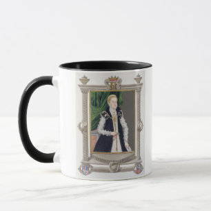 Caneca Retrato de Mildred Cooke, senhora Burghley 'de Mem