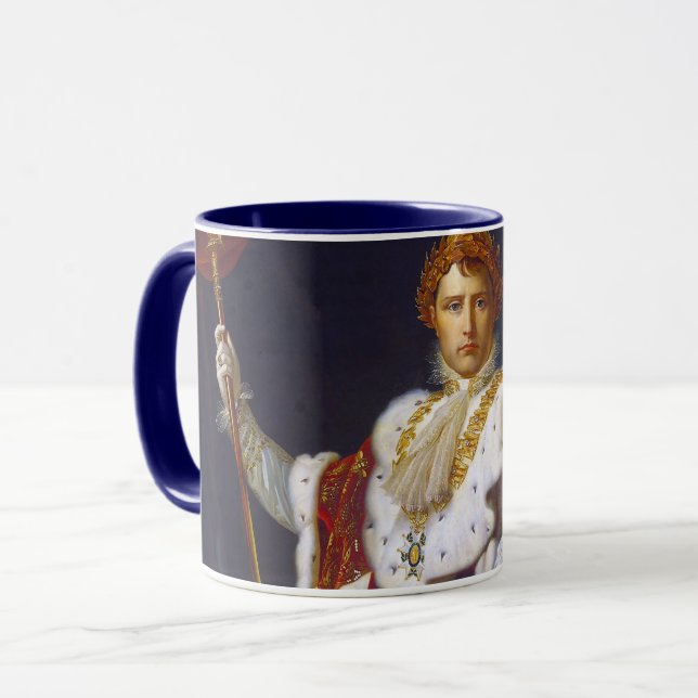 Caneca Retrato de Napoleão Bonaparte, François Gérard (Frente Esquerda)