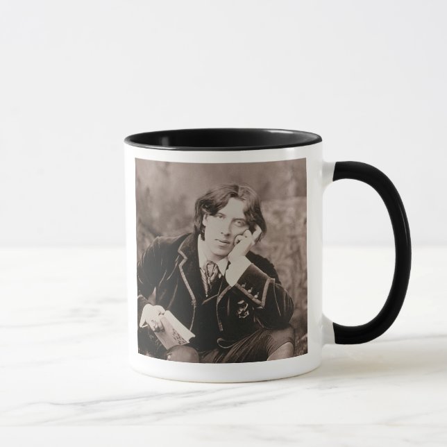 Caneca Retrato de Oscar Wilde (1854-1900), 1882 (pho de (Direita)