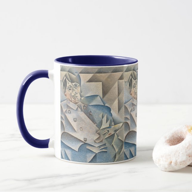 Caneca Retrato de Pablo Picasso por Juan Gris (Com Donut)
