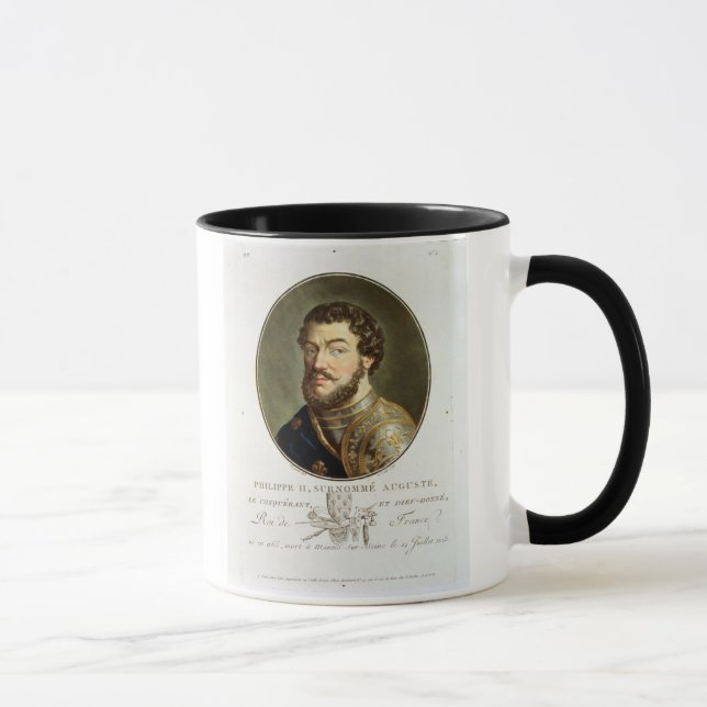 Caneca Retrato de Philip II, chamado Augustus, rei do (Direita)