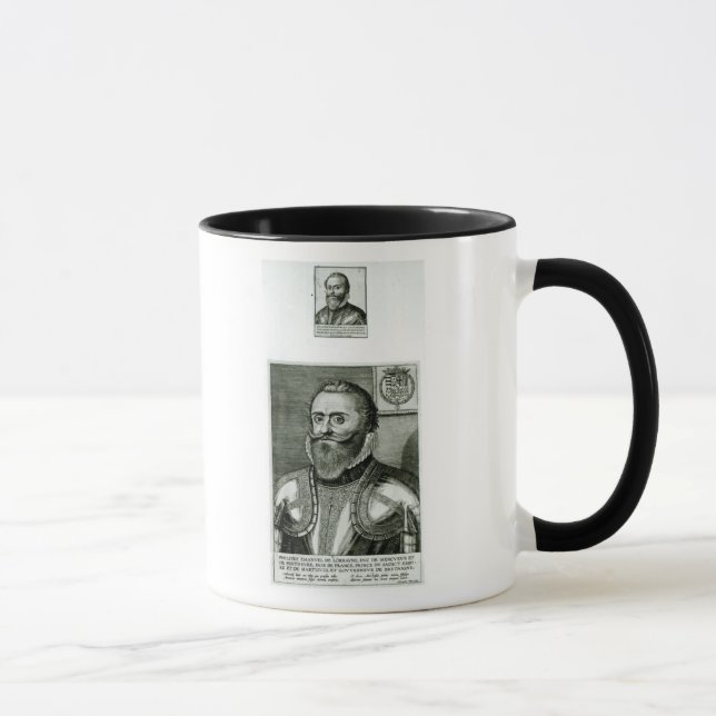 Caneca Retrato de Philippe-Emmanuel de Lorena (Direita)