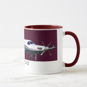 Caneca Retrato de Pilatus PC-12, Pilatus PC-12