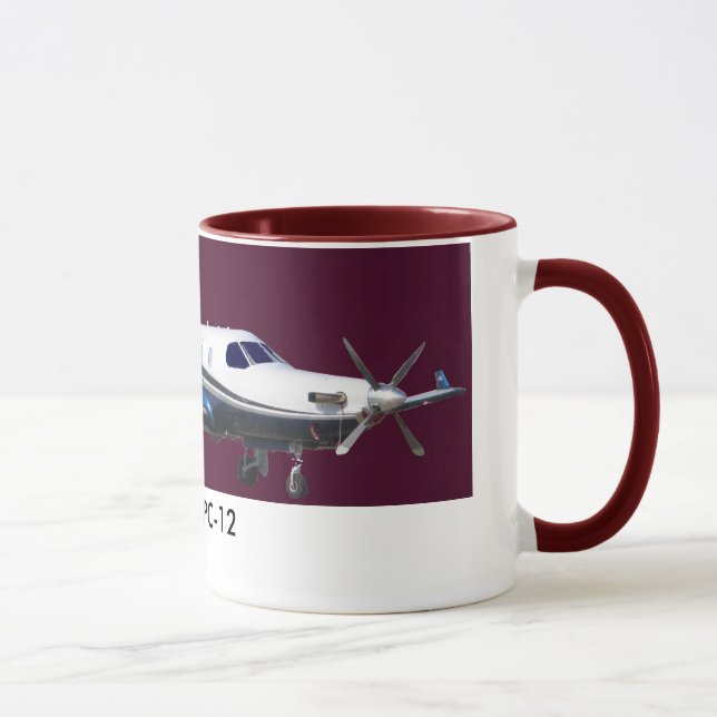 Caneca Retrato de Pilatus PC-12, Pilatus PC-12 (Direita)