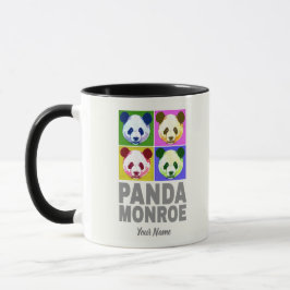 Caneca Retrato de Pop de Arte do Urso Panda Monroe