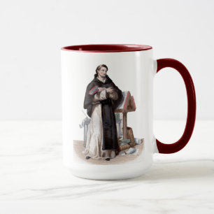 Caneca Retrato de St Bernard de Clairvaux