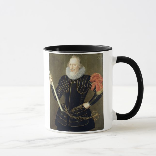 Caneca Retrato de um homem, 1593 (óleo no painel) (Direita)