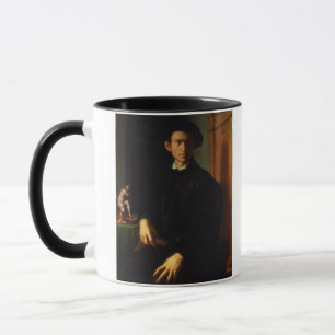 Caneca Retrato de um homem novo, c.1532-40 (óleo no
