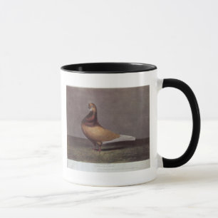 Caneca Retrato de um pombo da barba