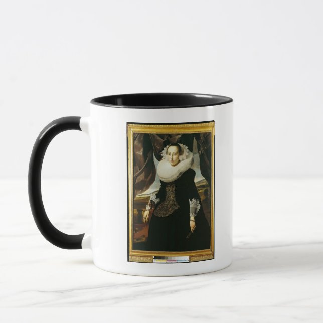 Caneca Retrato de uma mulher holandesa nova (Esquerda)