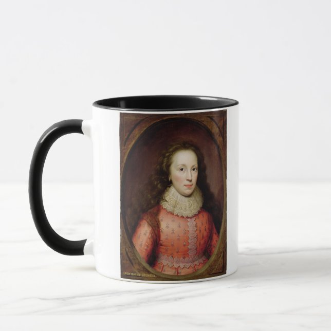 Caneca Retrato de uma mulher, identificado tradicional (Esquerda)