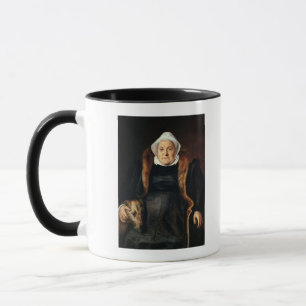Caneca Retrato de uma mulher idosa