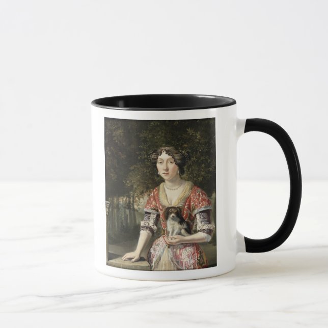 Caneca Retrato de uma senhora Vestir-se um vestido (Direita)