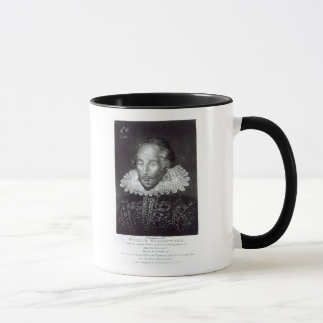 Caneca Retrato de William Shakespeare (Direita)