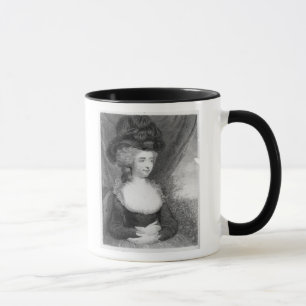 Caneca Retrato do bar de Fanny   Burney. por Henry