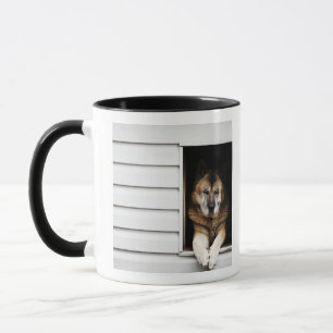 Caneca retrato do cão