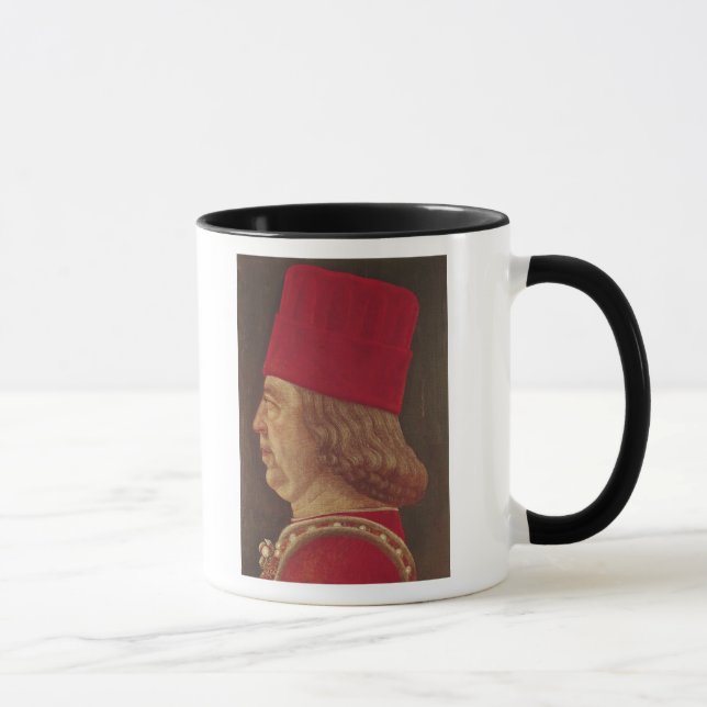 Caneca Retrato do d'Este de Borso, príncipe de Ferrara (Direita)