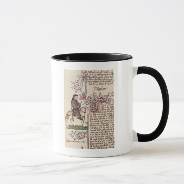 Caneca Retrato do fac-símile de Geoffrey Chaucer de (Direita)
